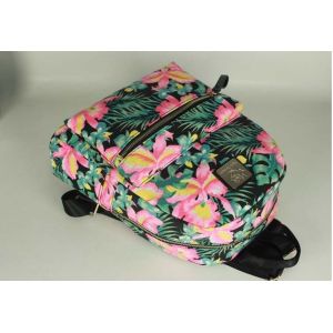 2016 Vertical square cloth fabric fashion ladies casual backpack schoolbag