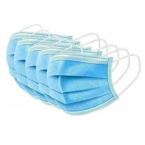Melt Blown Nonwoven Fabric Earloop Face Mask For Harmful Particulates Filtering