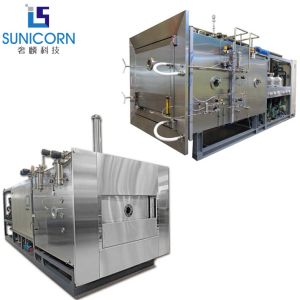 China 10sqm 100kgs Commercial Freeze Drying Equipment , Food Vacuum Freeze Dryer on sale