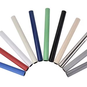 Lean Pipe PE / ABS Coated Metal Tube For Pipe Joint System Rack System Workbench