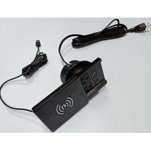 Creative Multi - Function Conference Table Socket / Wireless Charging Socket