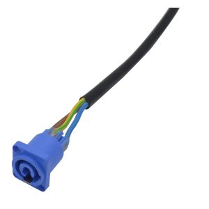 Ip44 Industrial Power Female Connector Indoor Use Blue Input