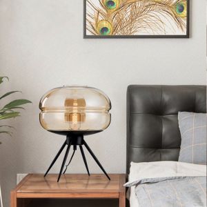 Nordic Led Table Lamp Modern Simple Glass Table Lamps For Living Room Bedroom