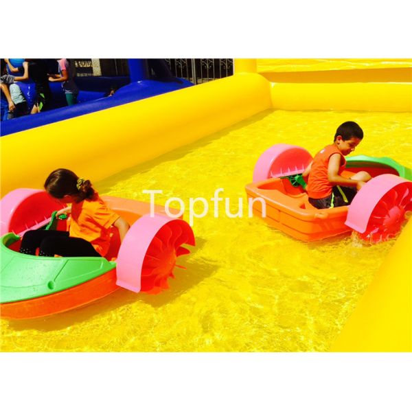 0.9mm thickness PVC tarpaulin Inflatable water pool with arch roof above