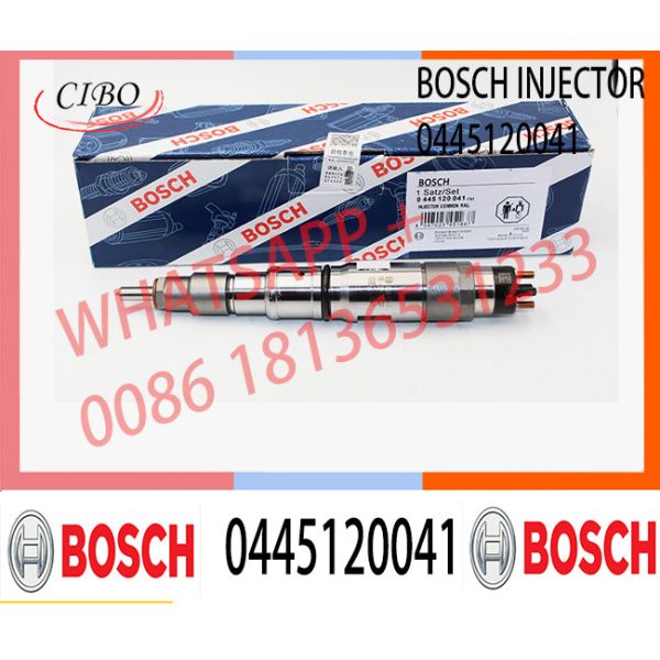 Buy Fuel Injection Common Rail Fuel Injector 0445120041 for BOSCH DAEWOO DOOSAN DV11 65.10401-7002C 0 445 120 041 0445120040 at wholesale prices