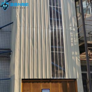 4 Floors 12 M Large Goods Elevator Customized Outdoor Freight Elevator