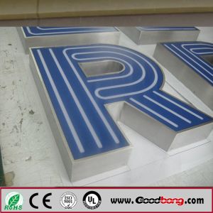 China outdoor vacuum forming embossing acrylic letter bulb sign on sale