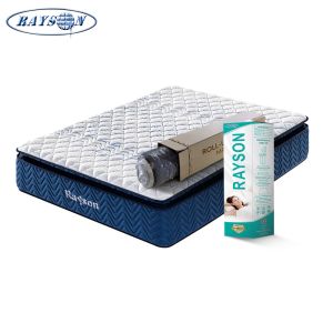 Rayson Foam Encasement Pocket Spring Mattress For Hotel Bedroom