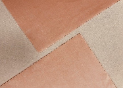 Polyester Plush Toy Fabric For Plushies Accessories Orange Pink 220GSM