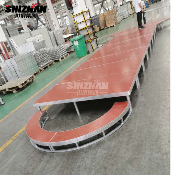 low cost manual linear marriage decoration stage