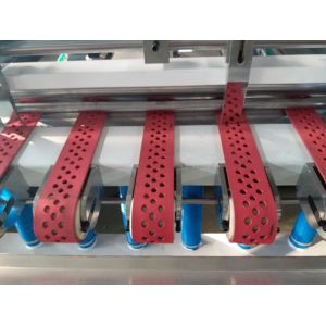 Box Folder Gluer Machine / Fully Automatic Carton Box Making Machine