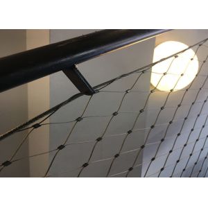 SGS Stainless Steel Balustrade Wire Mesh X- Tend Cable Ferrule Type Mesh For