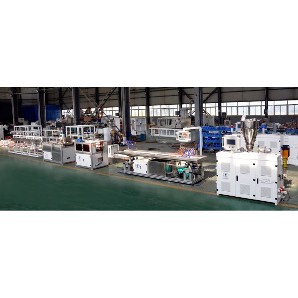 Shenzhen HYPET PVC Corner Bead Trim Angle Profile Extrusion Machine PVC Corner Bead Plastic Products Making Machine Manufacturer