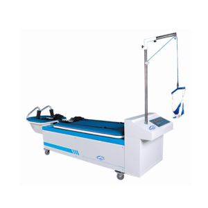 Electric traction table equipment for hospital bed