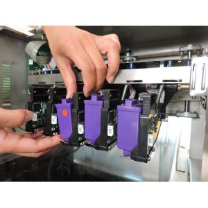 600DPI Egg Jet Printer / Food Inkjet Printer With Thermal Foam Type Nozzle