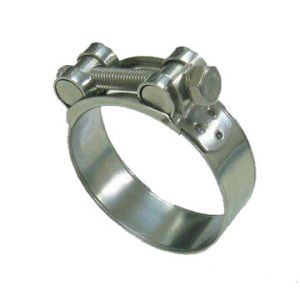 Double Bolt Clamp , Din2817 Safety Clamp Steel Extrusion Technology
