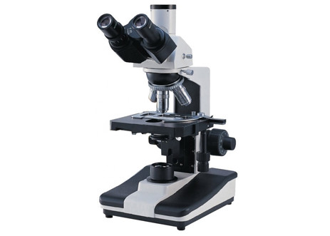6V 20W Trinocular Phase Contrast Microscope Inverted Quadruple Nosepiece