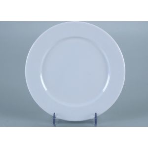 Unbreakable Plain White Plastic Melamine Buffet Dinner Plates