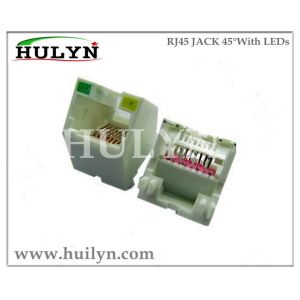 RJ45 connector ,RJ45 Modular JACK with LEDs