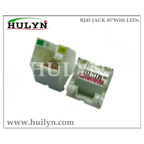 Buy RJ45 connector ,RJ45 Modular JACK with LEDs at wholesale prices