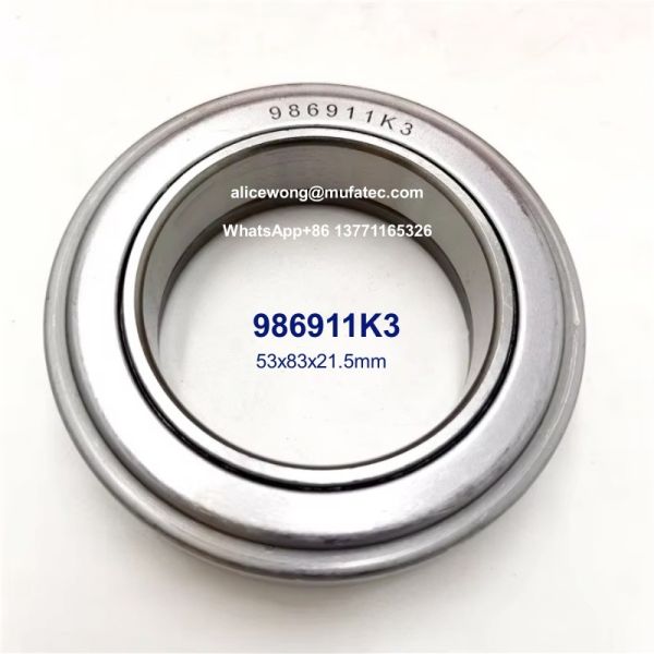 Buy 986911K3 Automotive Clutch Release Bearings 53x83x21.5mm at wholesale prices