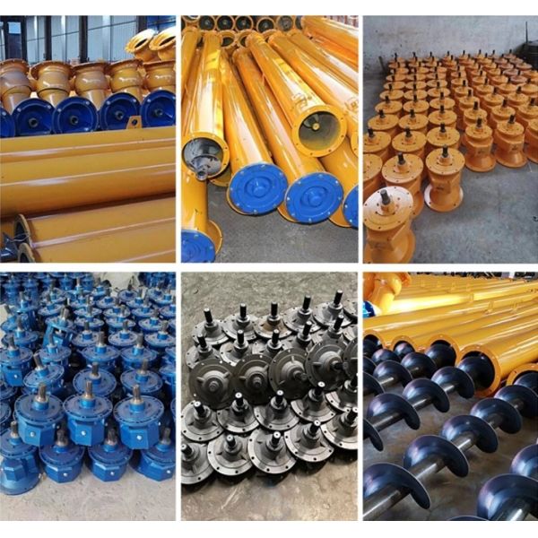 50TPH Cement Screw Conveyor Spiral Screw Conveyor Inclined Horizontal