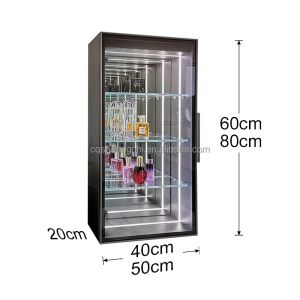 Durable Wall Mounted Abyss Mirror Display Case for Jewelry Cosmetics Shoes Bags