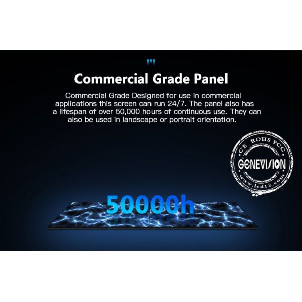 46 49 55 Inch Ultra Narrow Bezel 3x3 LCD Video Wall