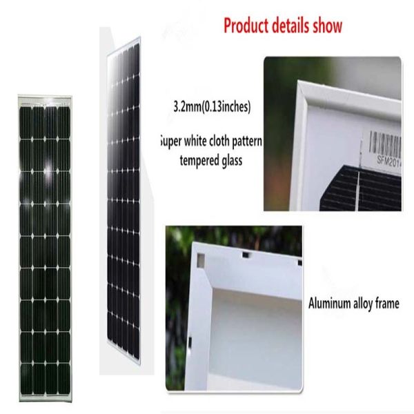 Durable B Grade Poly Solar Panel , 9.06 A Monocrystalline Solar Module