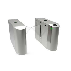 Metro / Stadium Fingerprint Scanner Stainless Steel Turnstile With Alarm