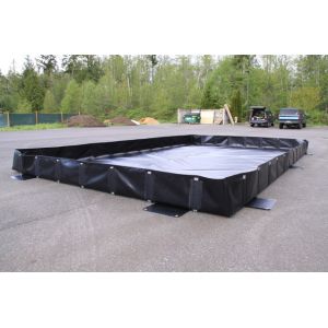Foldable Heavy Duty Spill Berm Withstands Extreme Temperatures For Emergency