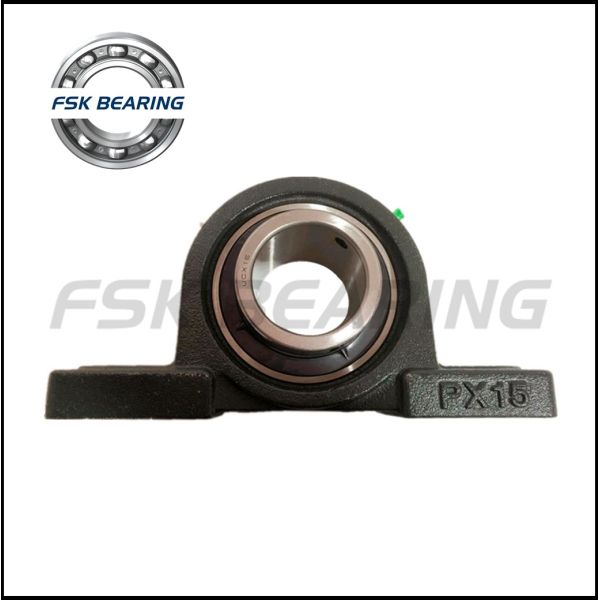 Cast Iron UKP215+HA2315 Two Bolt Pillow Housing 68.26*163*292 mm For Heavy Mining Equipment