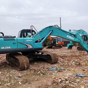 25 Ton Used Kobelco Excavators Sk250 Crawler Equipment Digger