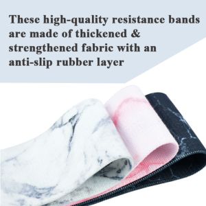 Fitness Crossfit Exercise Elastic Resistance Exercise Bands Set For Strength