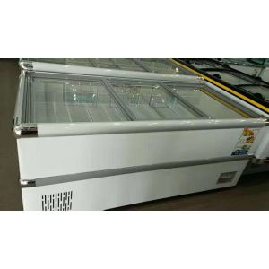 Mechanical Thermostat Open Top Island Freezer Static Cooling