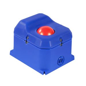 Terrui blue single-hole drinking fountain: 40L large capacity, polyethylene