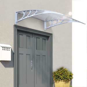CE 3.43kg 90x100cm Door Window Awning Canopy