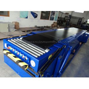 3 Sections Telescopic Belt Conveyor for 20 ft container loading & unloading