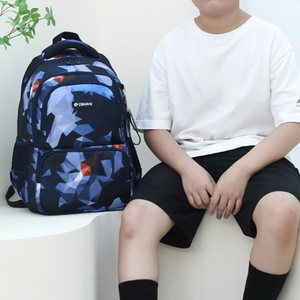 Children Waterproof Side Opening School Backpack For Kids Primary School Student