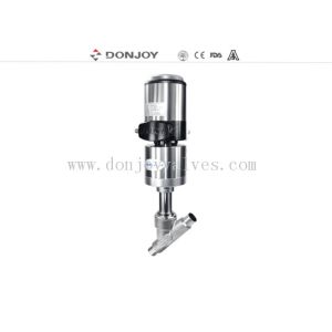 3" Stainless Steel Actuator Angle Seat Valve , Steam Angle Valve With Welding