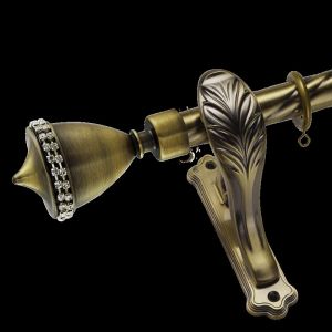 Simple Aluminum Alloy Final 28mm Curtain Rod Set