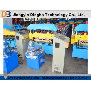Hydraulic Cutting Type 5.5kw Roof Panel Roll Forming Machinery for Metal Deck