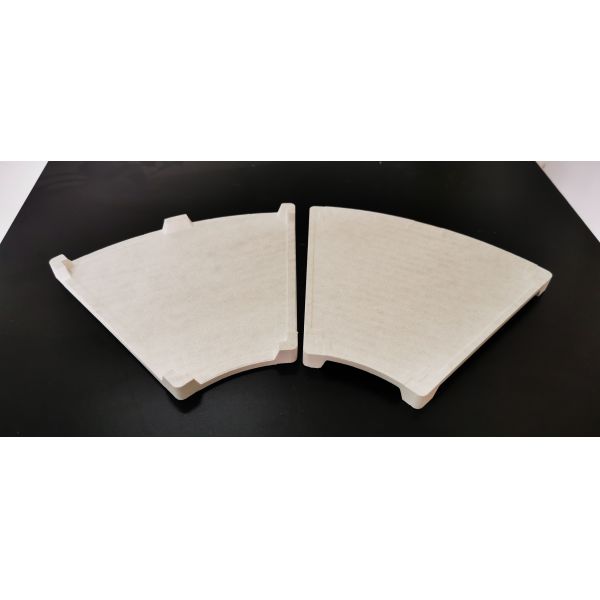 ISO Refractory Aluminum Oxide Ceramic Tray For Firing