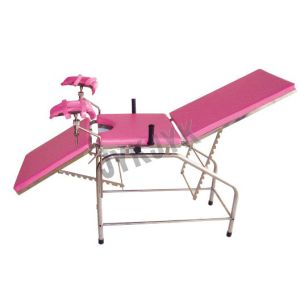 304SS Adjustable Hospital Bed Trolley For Patient Gynecology Examination