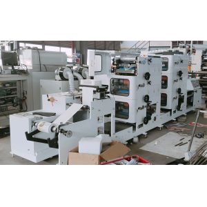 Water Based Ink Flexo Label Printing Machine 60m/Min