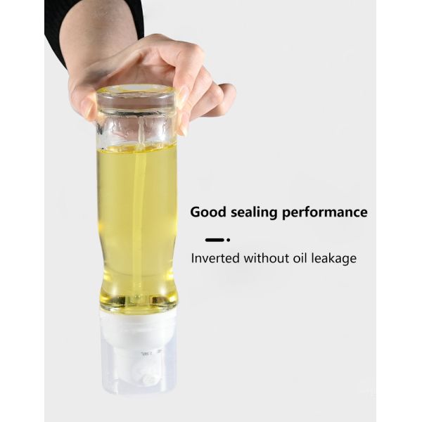 200ml Perfume Essential Oil Packaging Glass Bottle PP Pump Oil Sprayer Bottle For Cooking UKP17