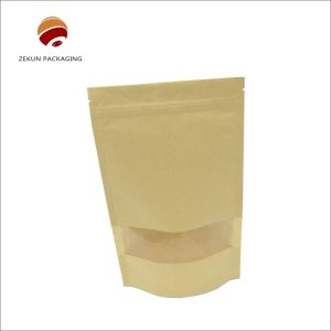 Custom Printed Kraft Paper Bags with Shiny Finish Gravure Print Various Sizes /