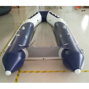 Professional Grey Portable Inflatable Boat Inflatable Sailing Dinghy