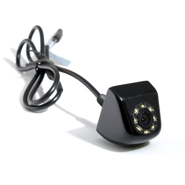 Bolt Mounting Night Vision Car Rear View Parking Camera With 8 Led Lights