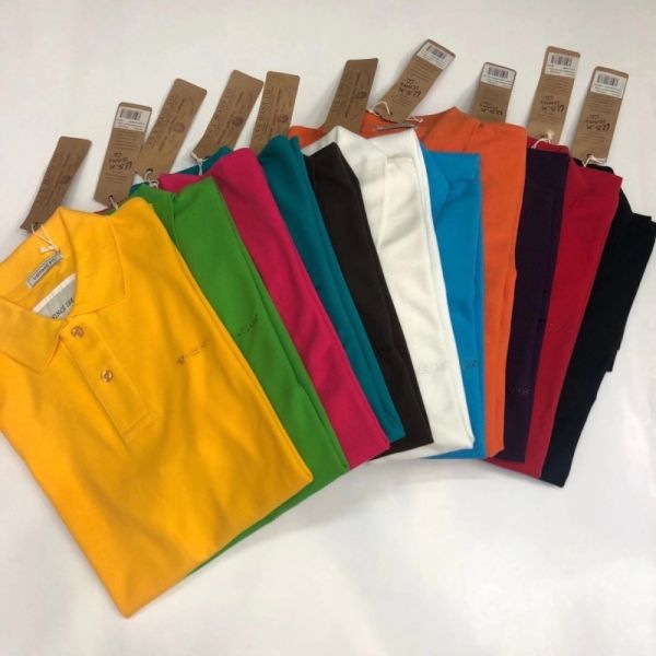 11 Color Men'S Cotton Polo Shirts